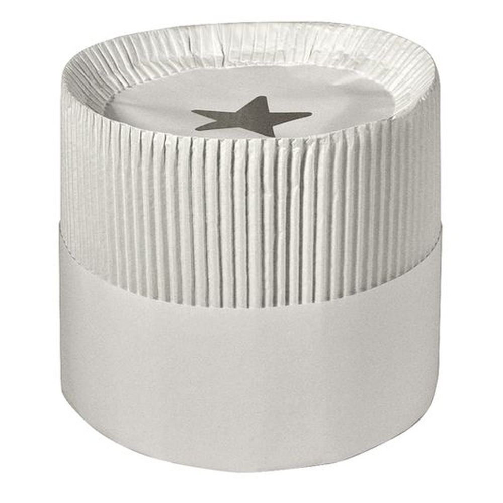 Disco 7 Inch White Chef Hat, 12 Count