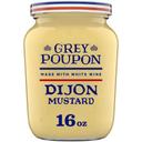 Grey Poupon Dijon Wide Mouth Mustard, 16 Ounce Jar -- 12 per case