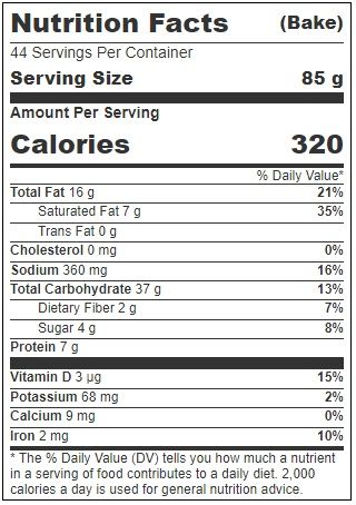 Bridor Ready To Bake Vegan Croissant, 3.5 Ounce -- 44 Per Case