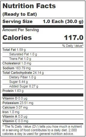 Weston Foods Rectangular Ice Cream Sandwich Wafer, 31.1 Pound
