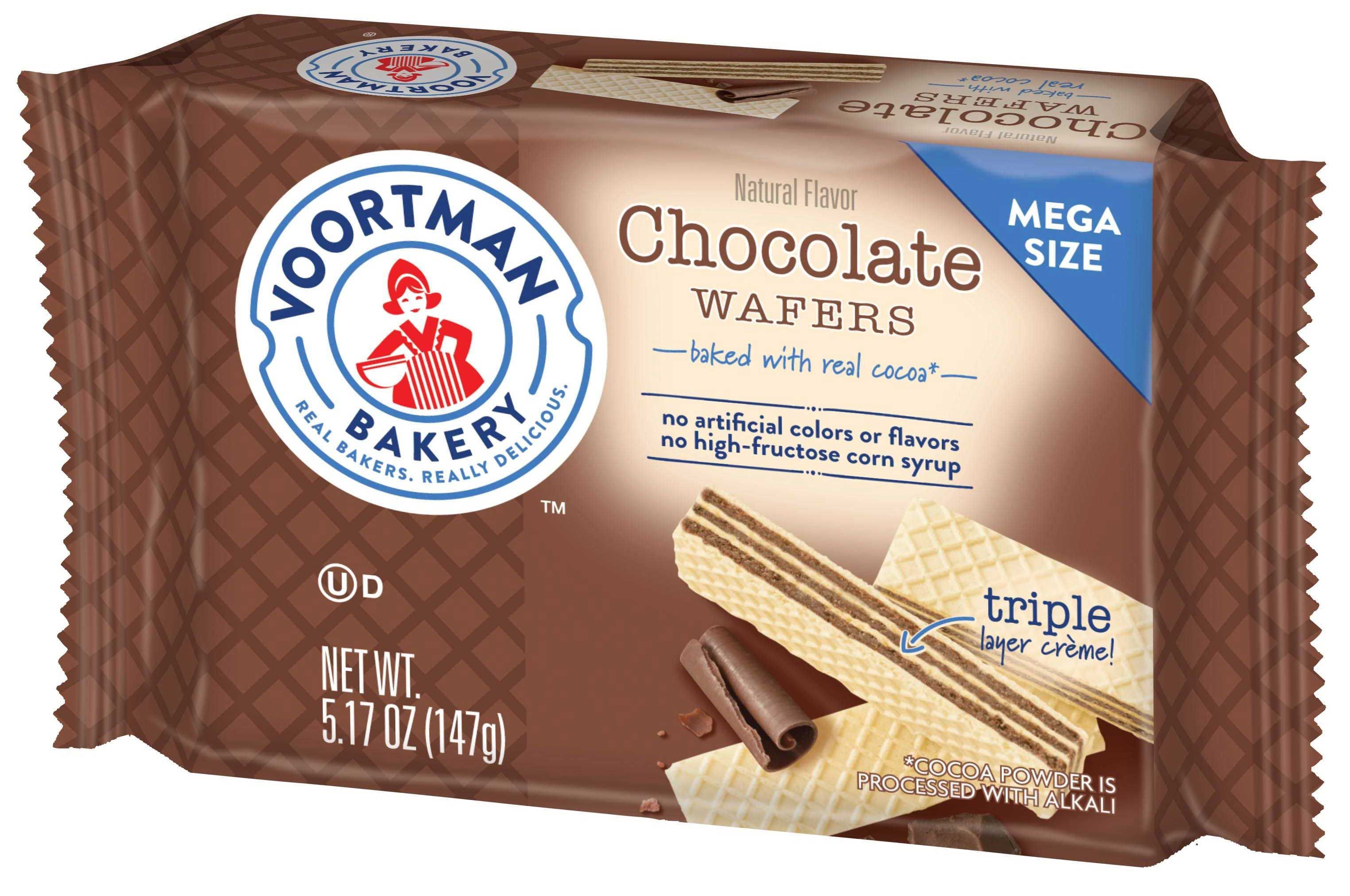 Voortman Bakery Chocolate Layered Wafer, 5.17 Ounce -- 54 Per Case