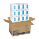 Pacific Blue Select A300 Disposable Patient Care 1/4-Fold White Washcloth, 55 count -- 24 per case