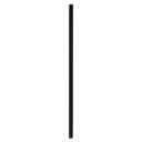 Aardvark Black Jumbo Solid Paper Straw, 7.75 inch - 600 count per pack -- 8 packs per case