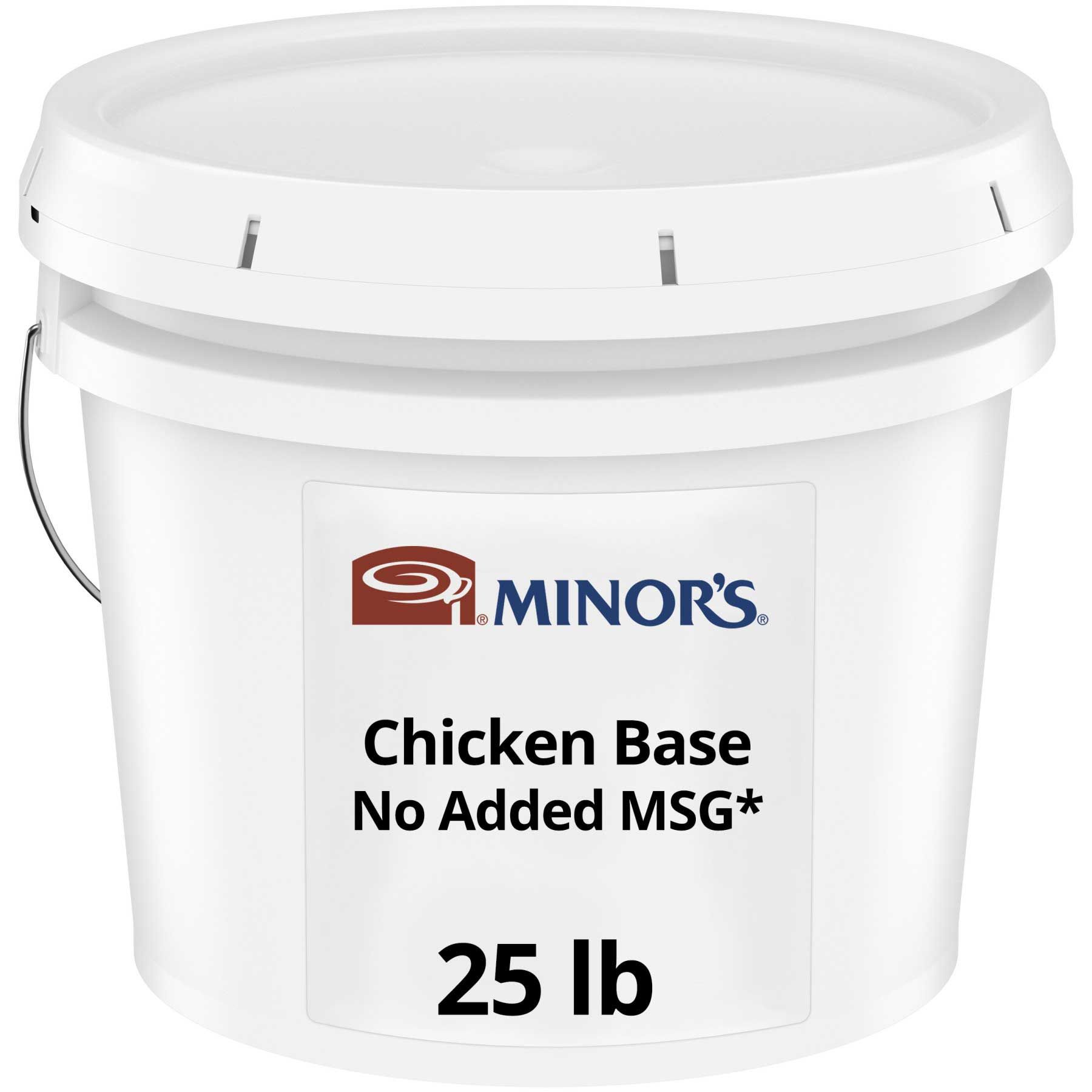 Minor's No Added Msg Chicken Base, 25 Pound