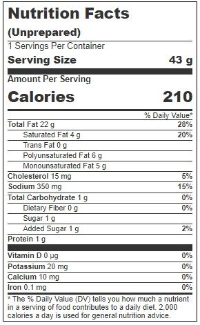 Made For You Blue Cheese Dressing, 1.5 Fluid Ounce -- 48 Per Case