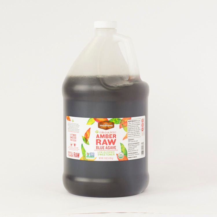 Madhava Amber Raw Agave Honey, 176 Ounce -- 4 Per Case