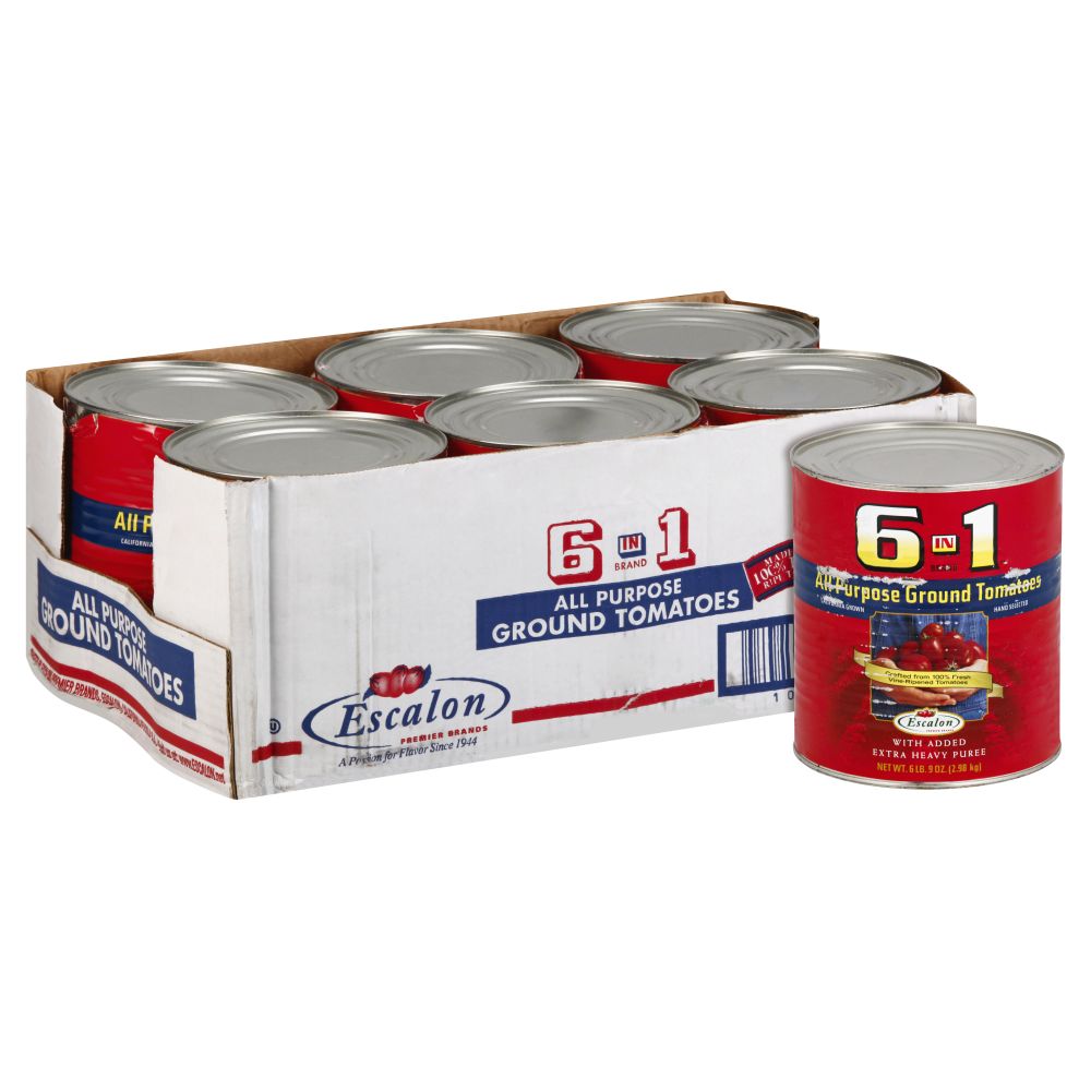 6 In 1 All Purpose Ground Tomatoes, 105 Ounce -- 6 Per Case