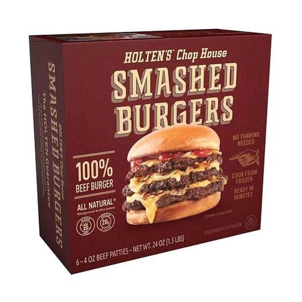 Chophouse Smashburger Beef Patties, 1.5 Pound -- 9 Per Case