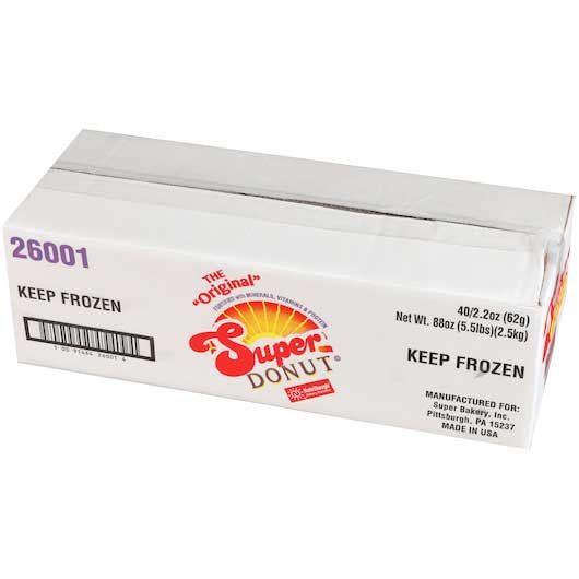 Super Bakery Original Super Donut, 2.25 Ounce -- 40 Per Case
