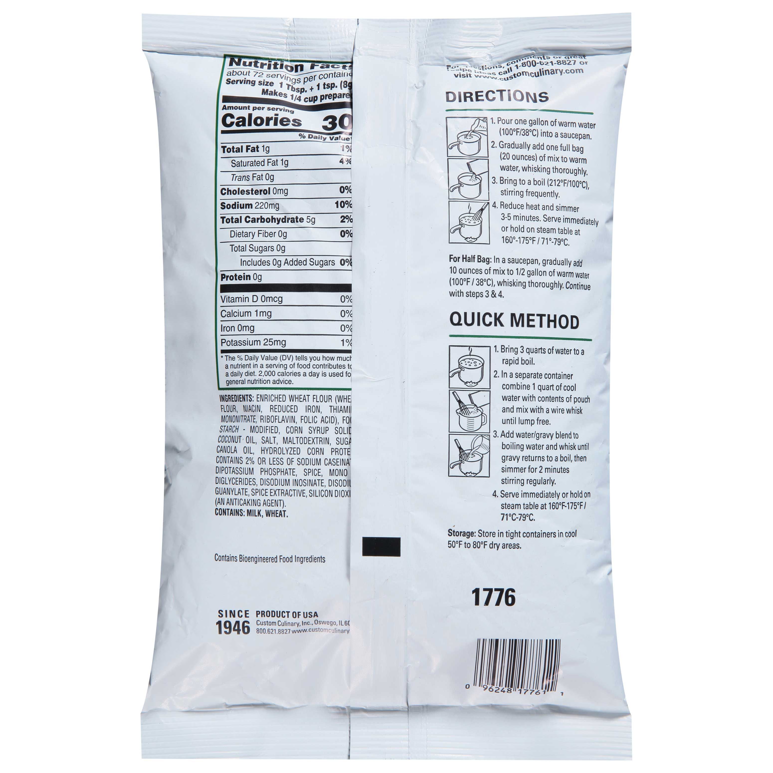 Chef's Own Country Gravy Mix, 20 Ounce -- 6 Per Case