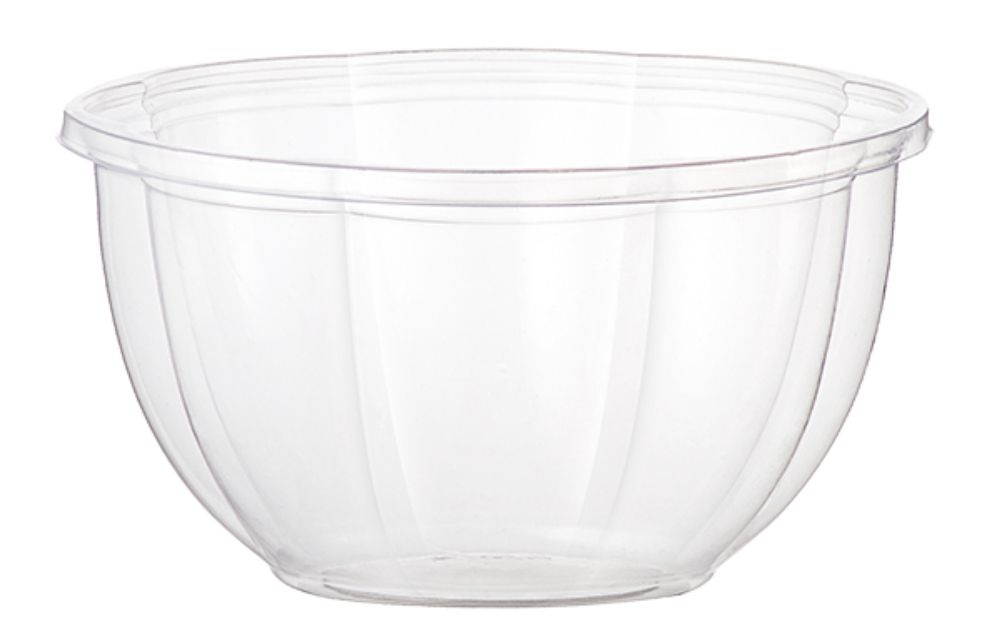 World Centric Clear Ingeo Compostable Salad Bowl, 16 Ounce -- 450 Per Case