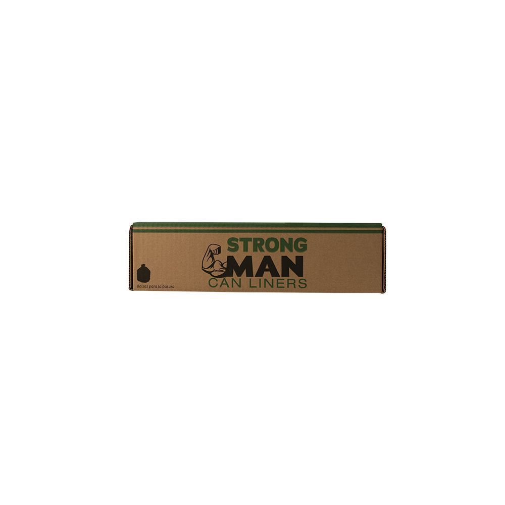 Strongman 28 Micron Black Lld Repro Liner Perforated Roll, 43 X 47 Inch -- 1000 Per Case