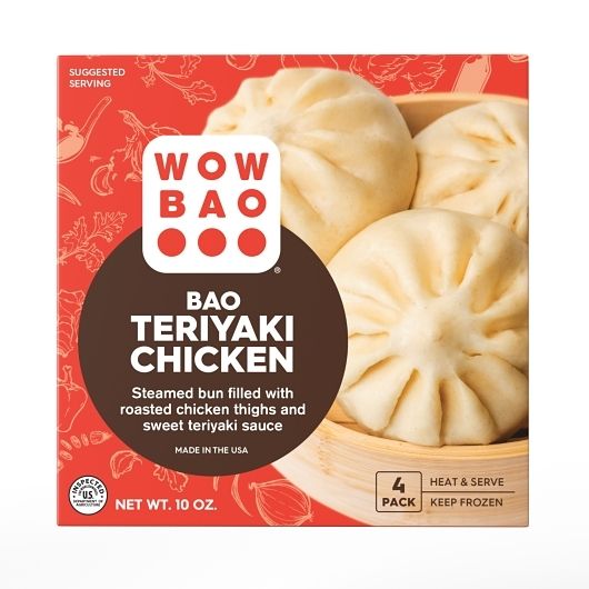 Wow Bao Teriyaki Chicken Bao, 10 Ounce -- 8 Per Case