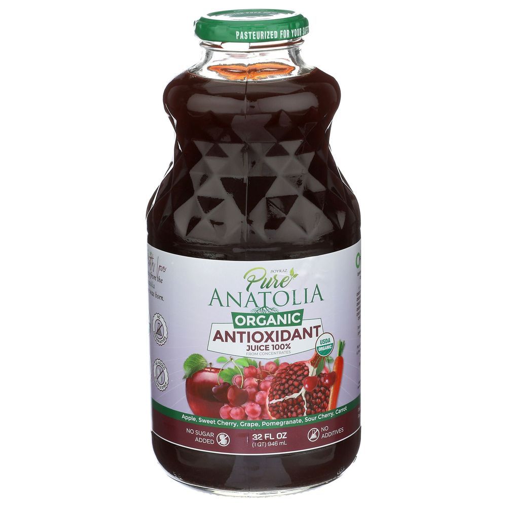 Pure Anatolia Organic Antioxidant Juice, 32 Fluid Ounce -- 6 Per Case