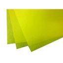 Durable Packaging 12 x 12 inch Canary Dry Wax Sheet, 1000 count - 5 per case