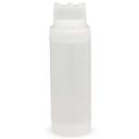Tablecraft Three TipTop Selectop Widemouth Squeeze Dispenser, 16 Ounce Capacity -- 12 per case