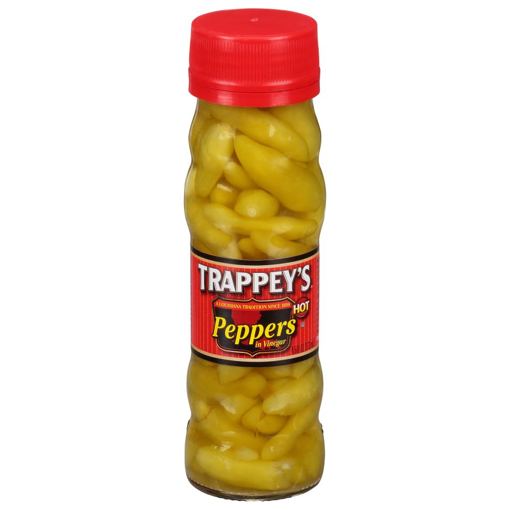 Trappey's Peppers In Vinegar, 4.5 Ounce -- 12 Per Case