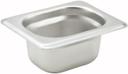 Winco 22 Gauge Stainless Steel Eighteenth Size Straight Sided Steam Pan, 2 inch Depth -- 24 per case