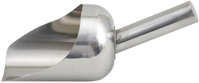 Winco Stainless Steel Utility Scoop, 2 Quart -- 6 Per Case