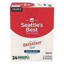 Seattles Best Coffee Breakfast Blend Ground Coffee, 8.4 Ounce Kcup Pod -- 4 per case