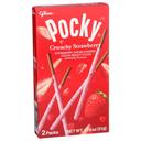 Pocky Crunchy Strawberry Cream Covered Cocoa Biscuit Sticks, 1.79 Ounce -- 10 per case