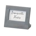 Cal-Mil Oak Ashwood Gray Frame Card Holder, 5 x 2.5 x 4.5 inch