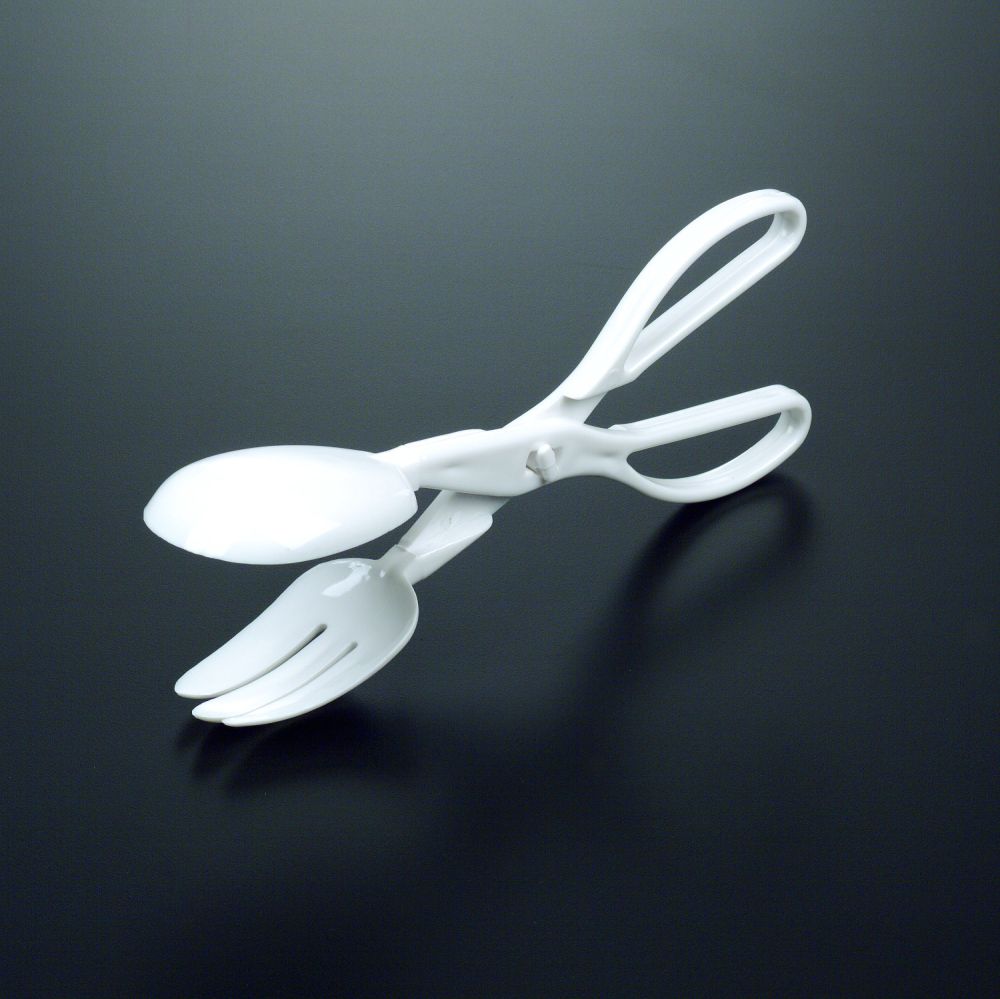 Yoshi Essentials White Scissor Tong -- 48 Per Case