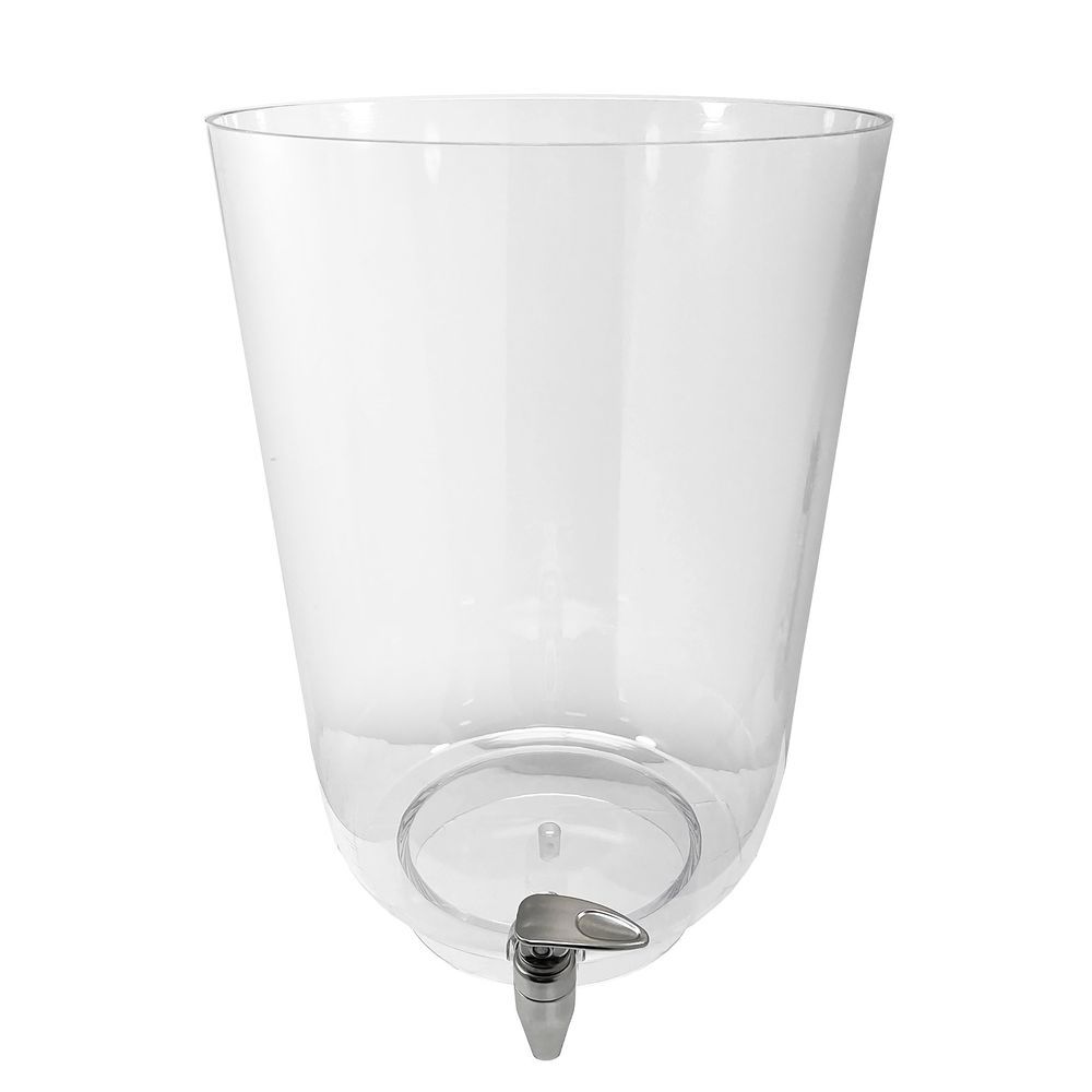 Tablecraft 5 Gallon Copolyester Tritan Clear Replacement Reservoir For 85 Upscale Beverage Dispenser, 11.5 X 11.5 X 16.375 Inch