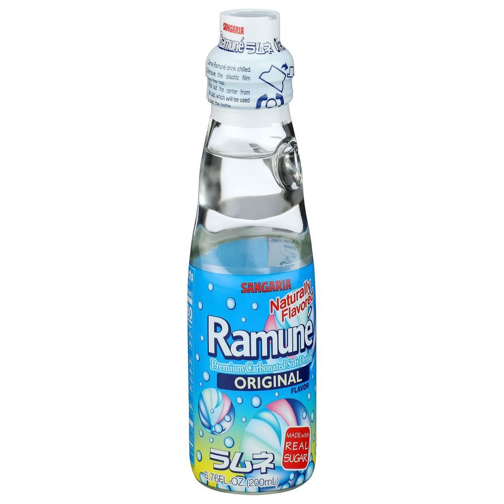 Sangaria Ramune Original Flavor Soda, 6.76 Fluid Ounce -- 18 Per Case