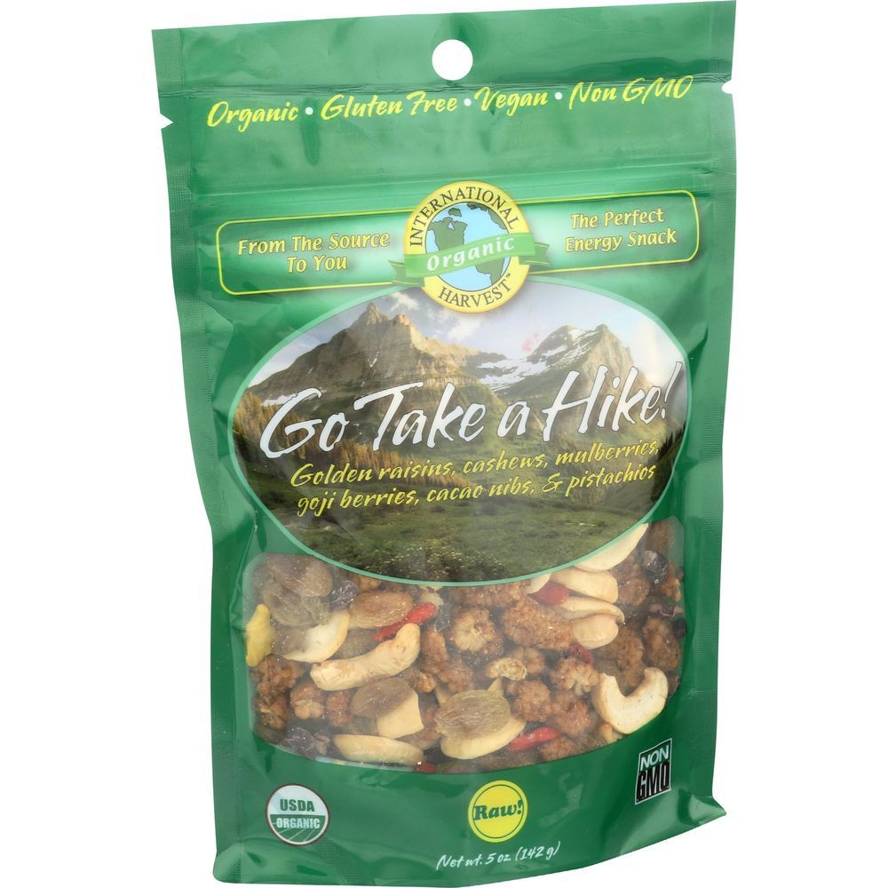 International Harvest Organic Go Take A Hike Trail Mix, 5 Ounce -- 6 Per Case