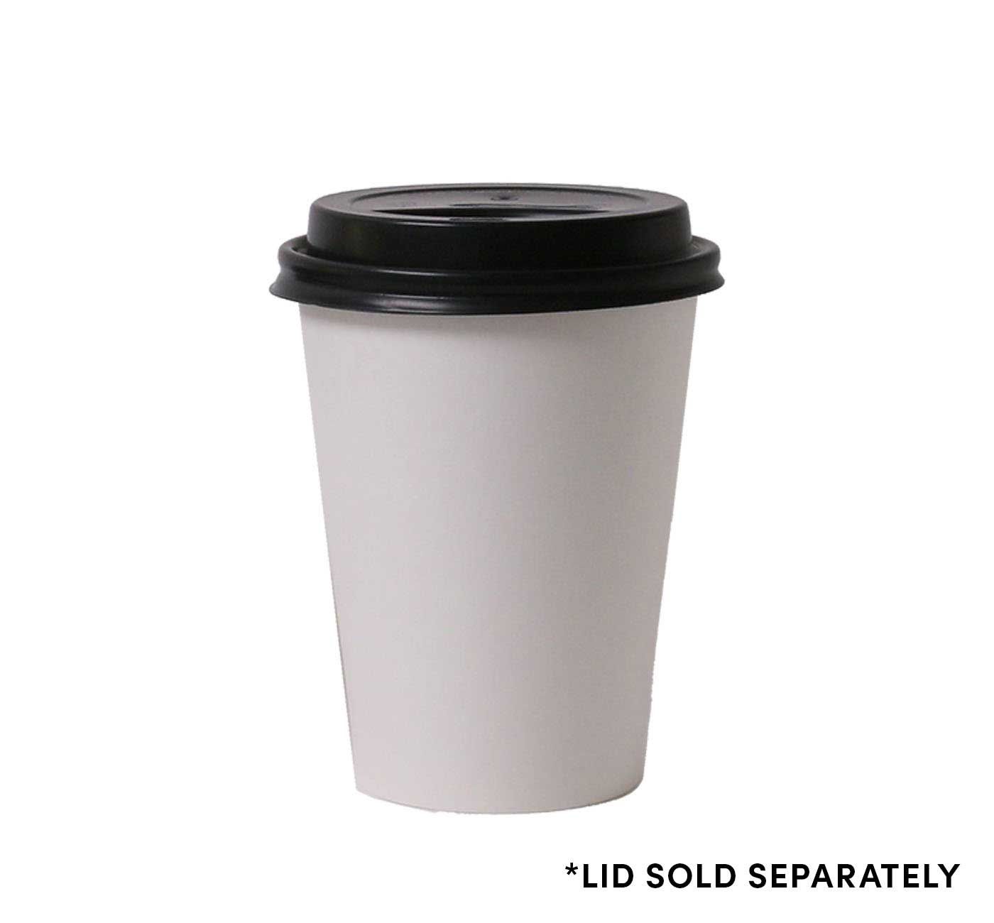 Verde Pack Black Lid For 10-20 Ounce Hot Cup -- 1000 Per Case