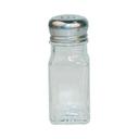 Winco G-109 Square Glass Salt and Pepper Shaker, 2 Ounce Capacity