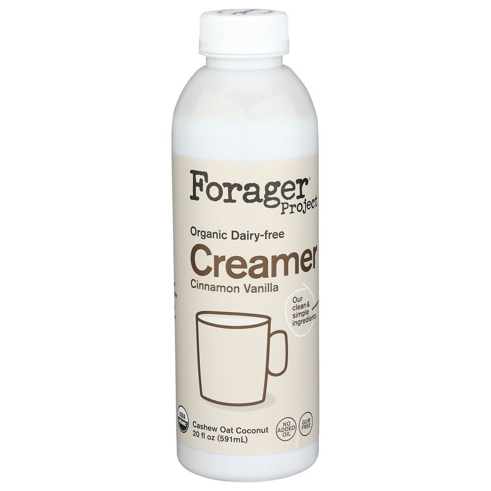 Forager Project Organic Cinnamon Vanilla Creamer, 20 Fluid Ounce -- 6 Per Case