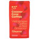 Copper Cow Coffee Churro Vietnamese Dark Roast Ground Coffee, 12 Ounce -- 6 per case