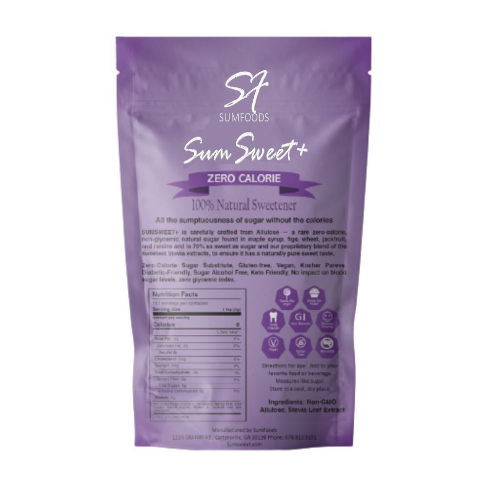 Sumsweet Plus Granular Sweetener Blend, 16 Ounce -- 8 Per Case
