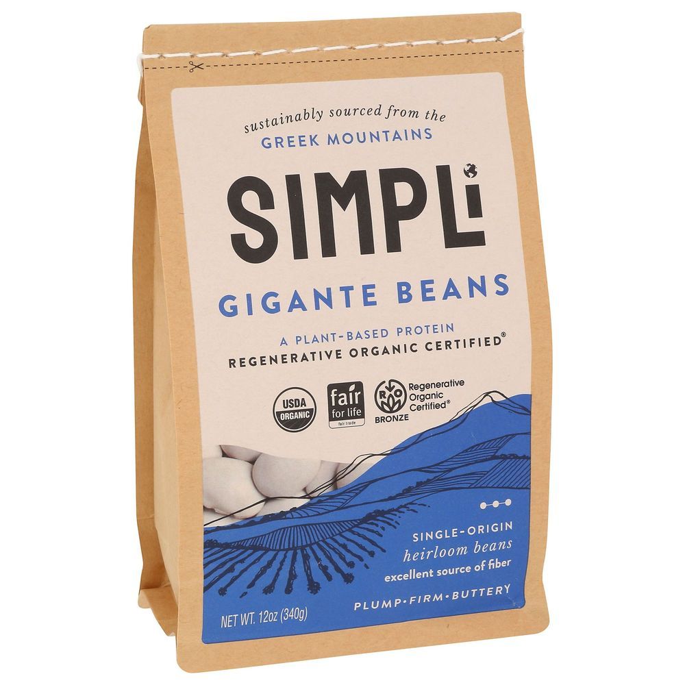 Simpli Organic Gigante Beans, 12 Ounce -- 8 Per Case