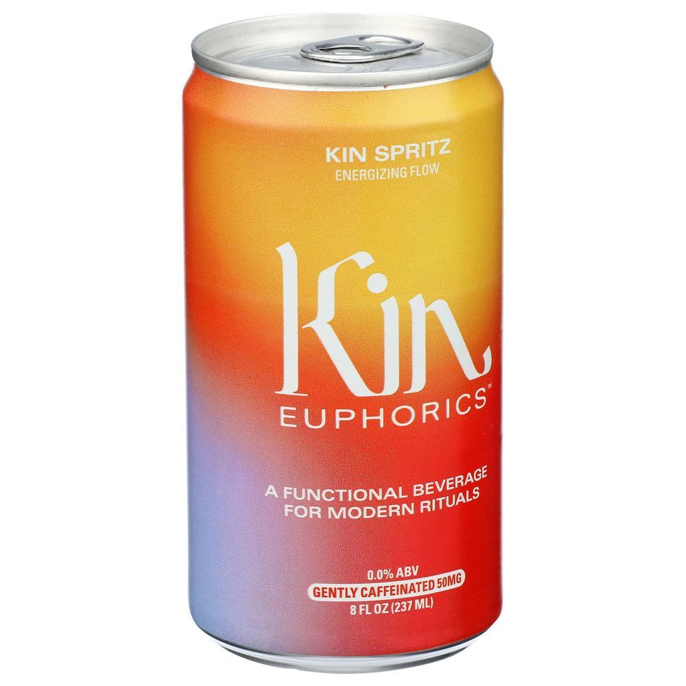 Kin Euphorics Kin Spritz Non Alcoholic Beverage, 8 Fluid Ounce -- 24 Per Case