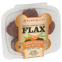 Flax4Life Carrot Raisin Mini Muffin, 7 Ounce -- 8 per case.