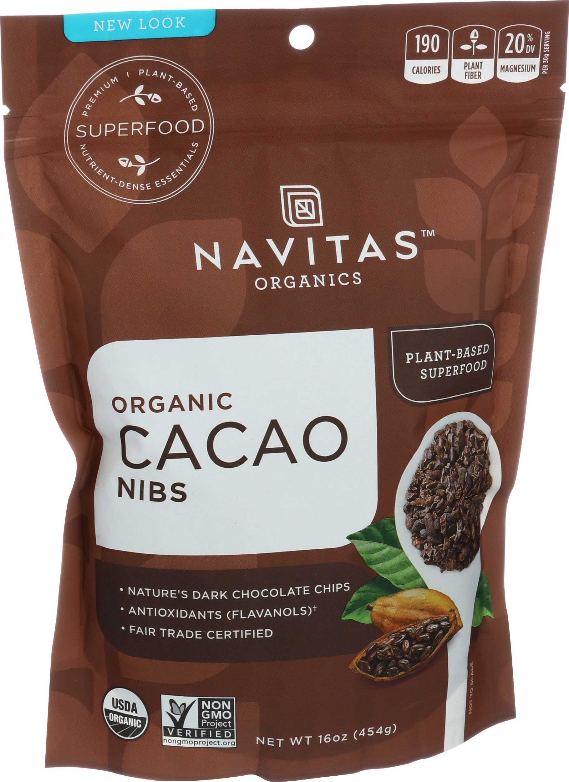 Navitas Organics Cacao Nibs, 16 Ounce