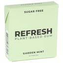 Refresh Plant Based Garden Mint Gum, 12 count -- 12 per case
