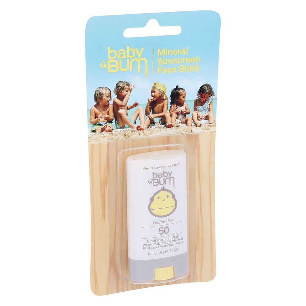 Baby Bum Spf 50 Mineral Sunscreen Face Stick, 0.45 Ounce -- 6 Per Case