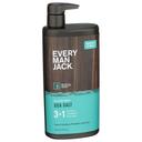 Every Man Jack 3 in 1 Sea Salt All Over Wash, 28.8 Fluid Ounce