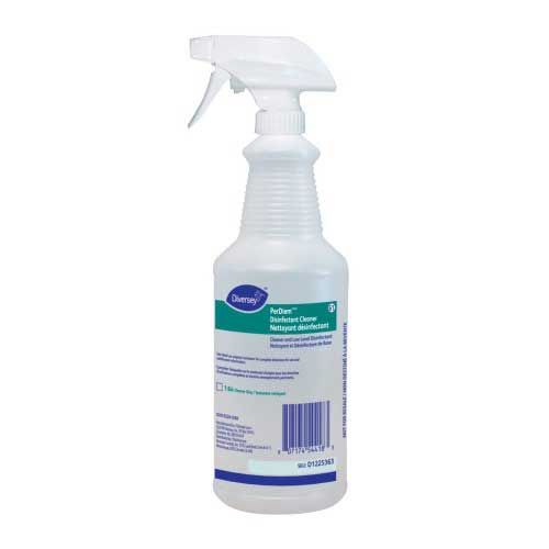 Diversey Clear Empty Spray Bottle, 32 Ounce -- 12 Per Case