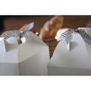 Southern Champion Tray Medium White SBS Paperboard Carry Out Barn Box, 9.5 x 5 x 5 inch -- 125 per case