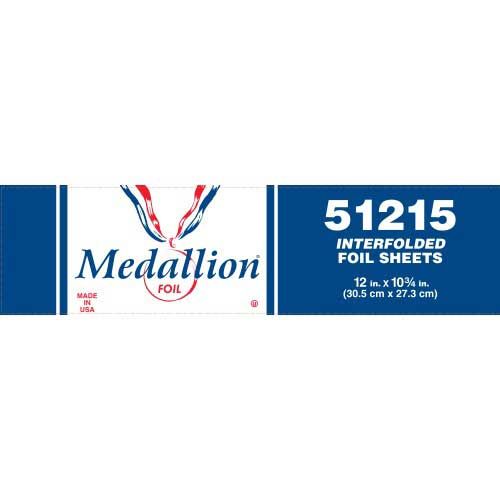 Handi-foil Of America Interfolded Silver Aluminum Foil Sheet, 10.75 X 12 Inch -- 3000 Per Case