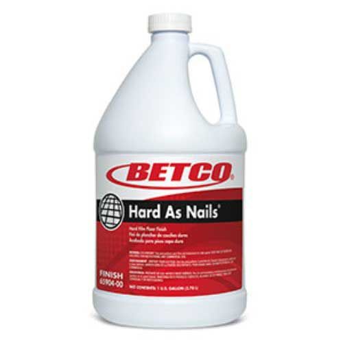 Betco Hard As Nails White Floor Finish, 1 Gallon -- 4 Per Case