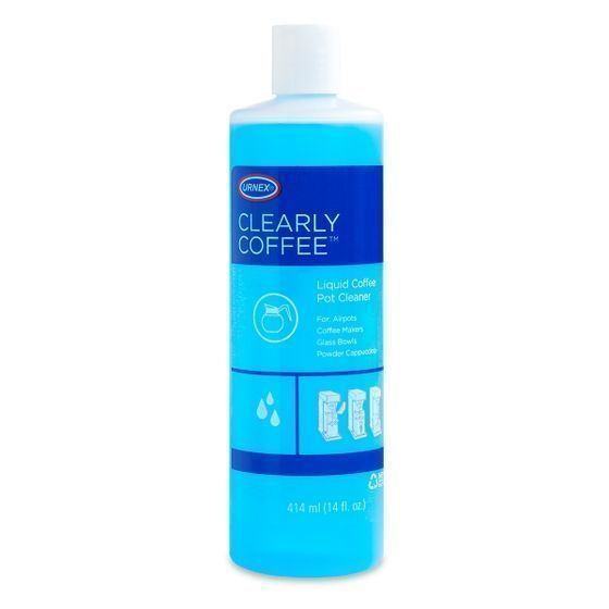 Urnex Clearly Coffee Liquid Coffee Pot Cleaner, 14 Ounce -- 12 Per Case