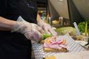 EcoSafe PLA 0.7 Mil Medium Green Food Prep Compostable Gloves -- 800 per case