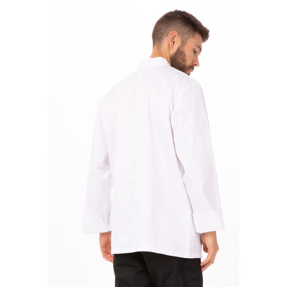 Chef Works White Small Classic Fit Le Mans Chef Coat