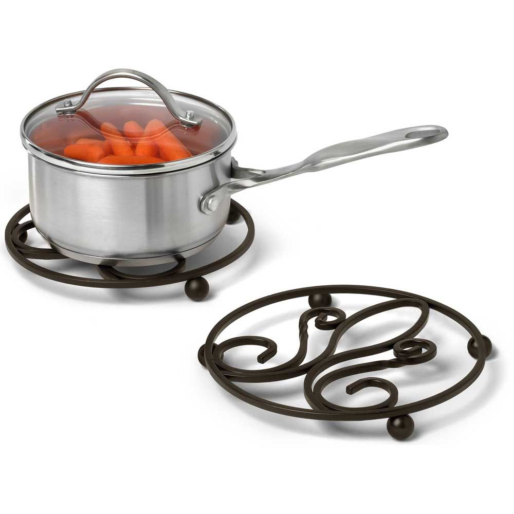 Spectrum Bronze Patrice Trivet, 0.75 X 7.5 X 7.5 Inch